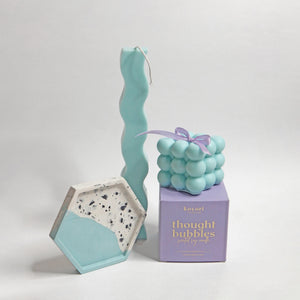 2 Candles + Terrazzo Coaster Bundle