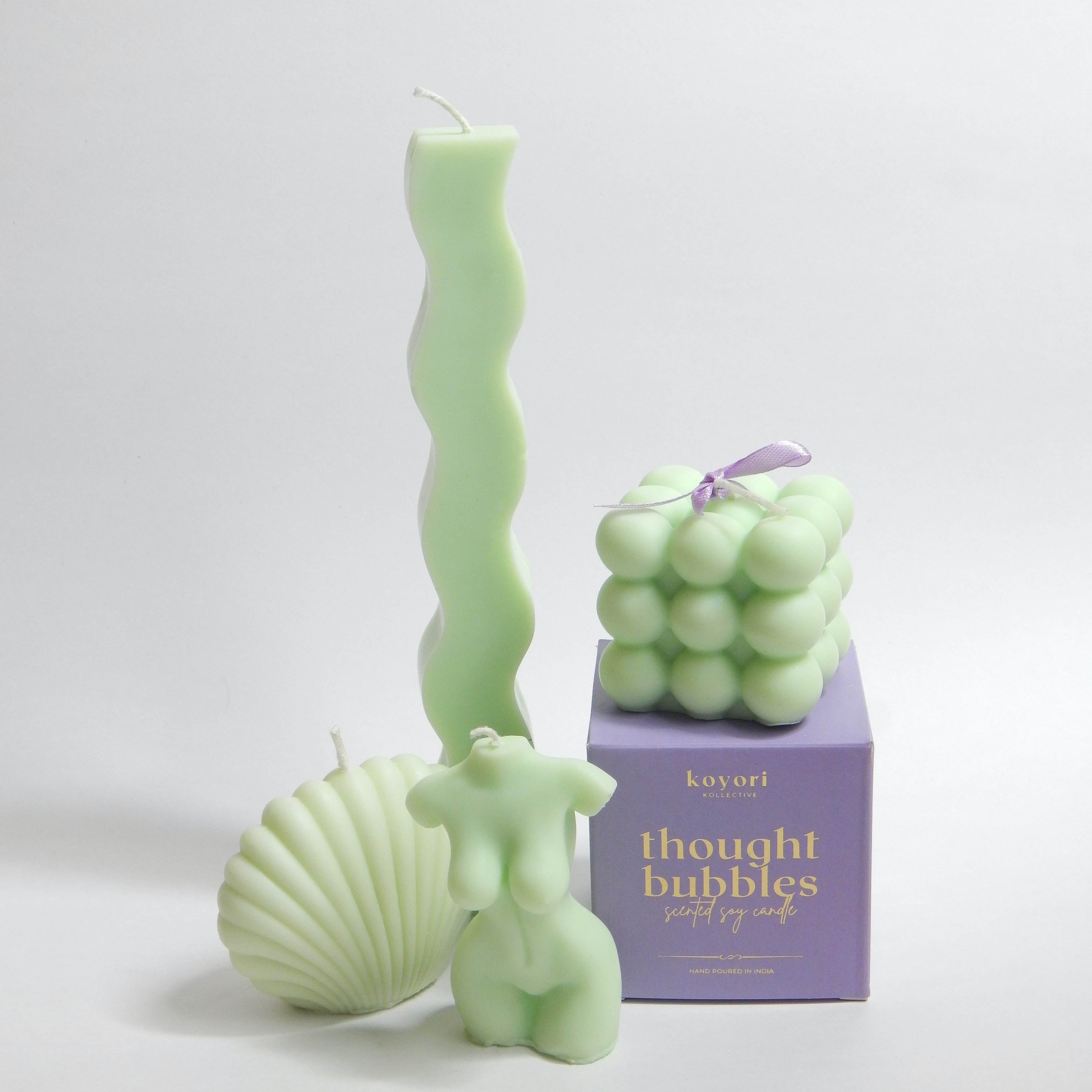 Pastel Green Candle Bundle