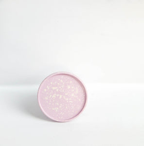 Round Terrazzo Coaster - Peach + White